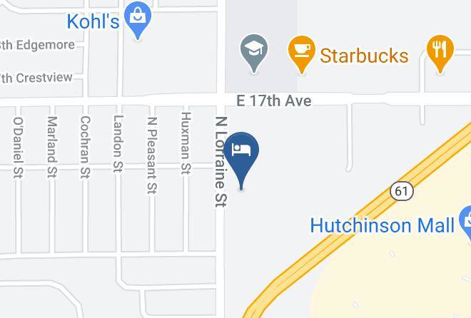 Reno - Days Inn & Suites By Wyndham Hutchinson Maps