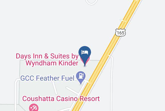 Days Inn & Suites By Wyndham Kinder Map