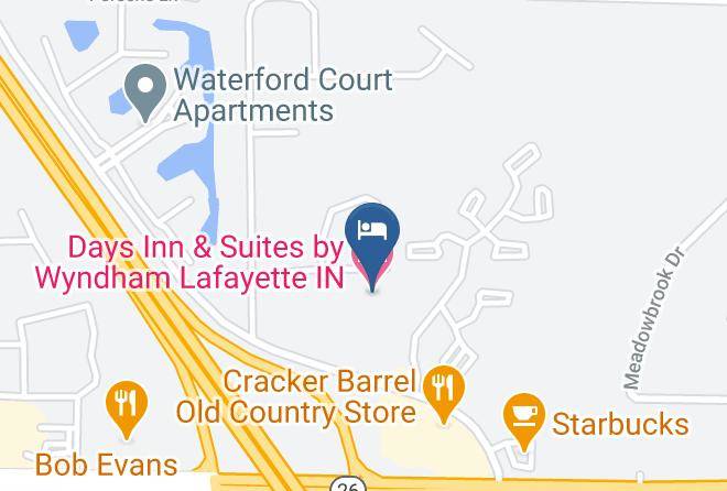Tippecanoe - Days Inn & Suites By Wyndham Lafayette In Maps