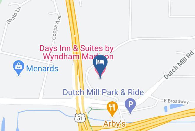 Dane - Days Inn & Suites By Wyndham Madison Maps