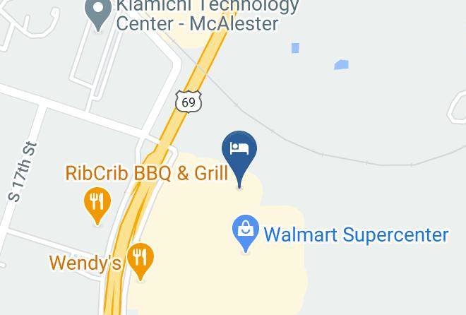 Pittsburg - Days Inn & Suites By Wyndham Mcalester Maps