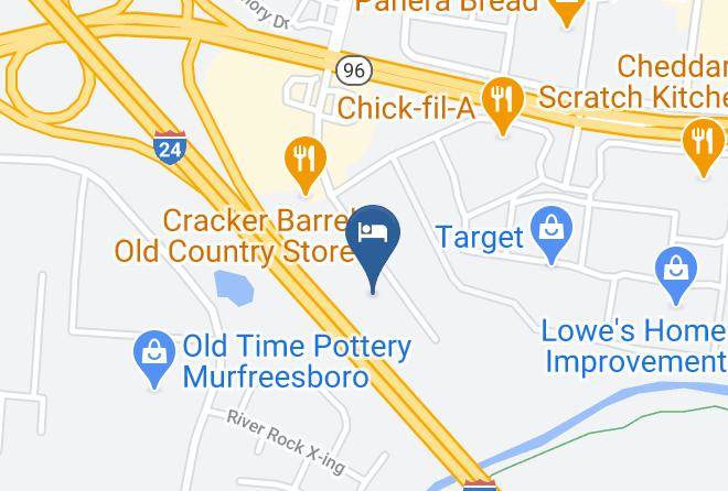 Days Inn & Suites By Wyndham Murfreesboro Map