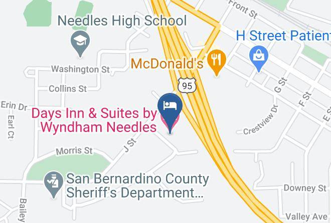 San Bernardino - Days Inn & Suites By Wyndham Needles Maps