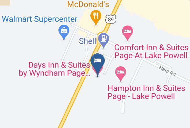 Coconino - Days Inn & Suites By Wyndham Page Lake Powell Maps
