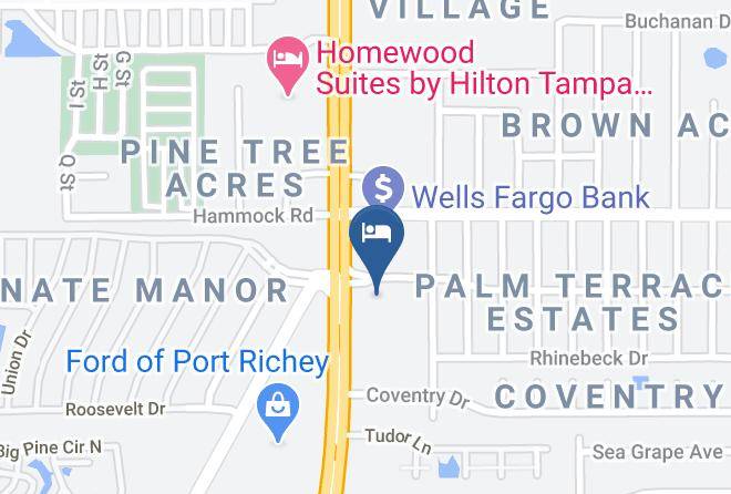 Pasco - Days Inn & Suites By Wyndham Port Richey Maps