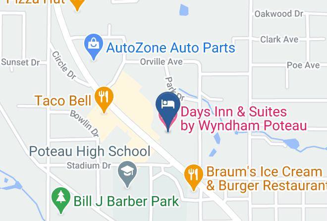 Best Western Prime Inn & Suites Poteau Map