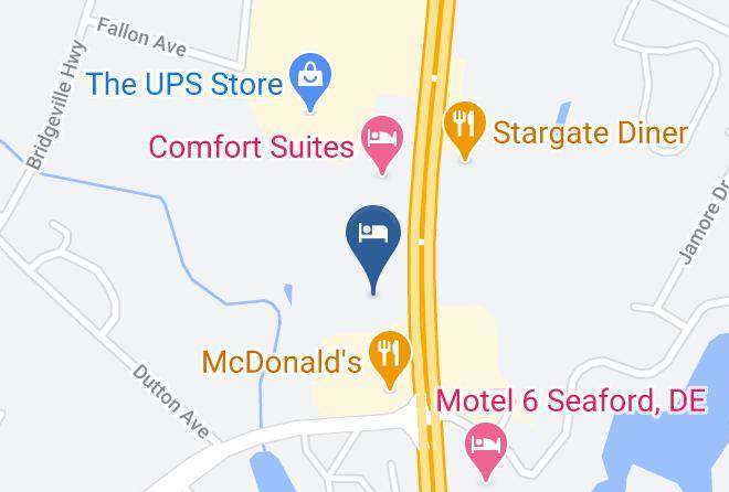 Sussex - Days Inn & Suites By Wyndham Seaford Maps