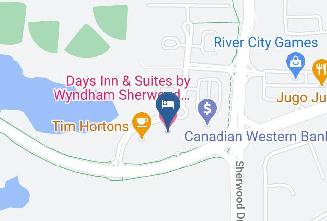 Days Inn & Suites By Wyndham Sherwood Park Edmonton Map