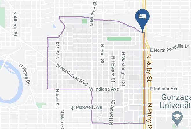 Spokane - Days Inn & Suites By Wyndham Spokane Maps