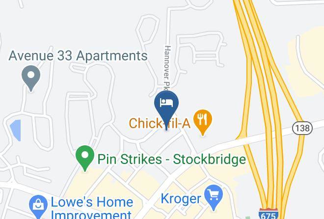 Days Inn & Suites By Wyndham Stockbridge South Atlanta Map