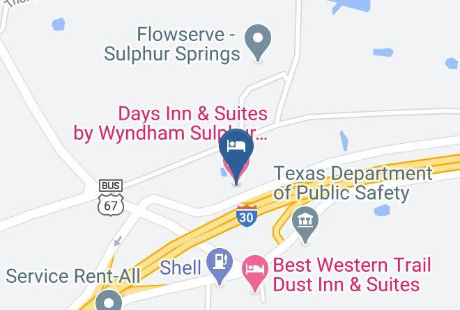 Hopkins - Days Inn & Suites By Wyndham Sulphur Springs Maps