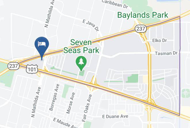 Santa Clara - Days Inn & Suites By Wyndham Sunnyvale Maps