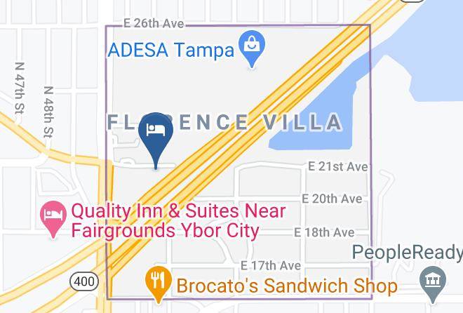 Hillsborough - Days Inn & Suites By Wyndham Tampa Near Ybor City Maps