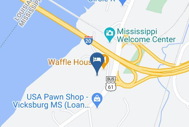 Warren - Days Inn & Suites By Wyndham Vicksburg Maps