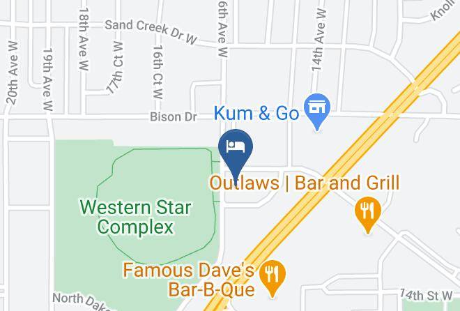Williams - Days Inn & Suites By Wyndham Williston Maps
