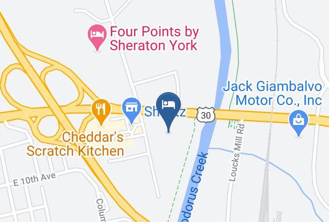 York - Days Inn & Suites By Wyndham York Maps