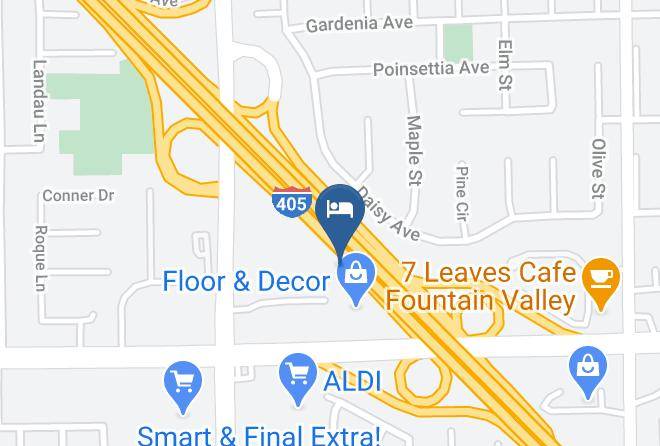 Orange - Motel 6 Fountain Valley Huntington Beach Maps