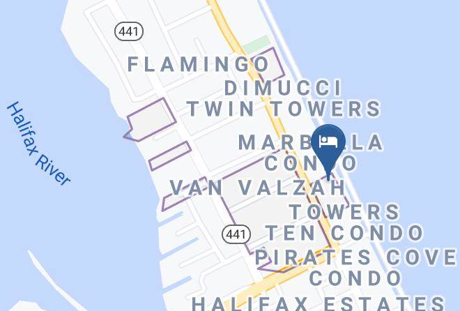 Volusia - Days Inn Tropical Seas Maps