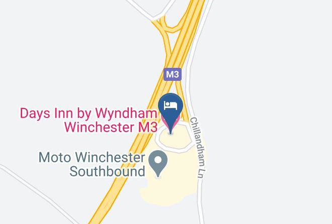 Hants - Days Inn By Wyndham Winchester M3 Maps