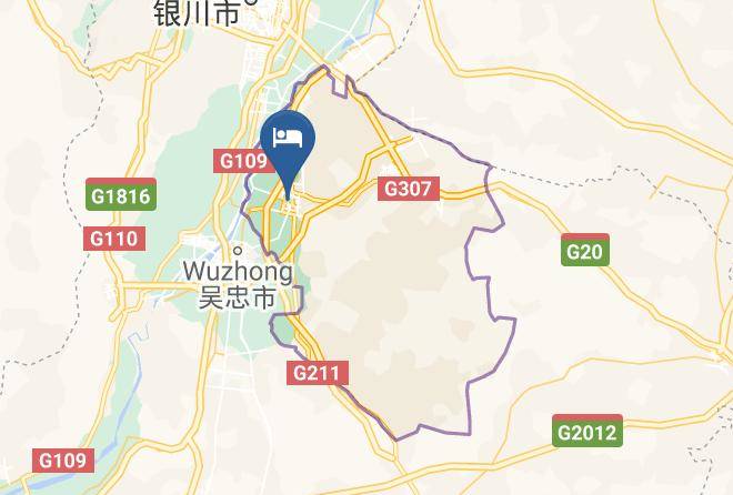 Yinchuan - Days Inn Zhongyin Maps