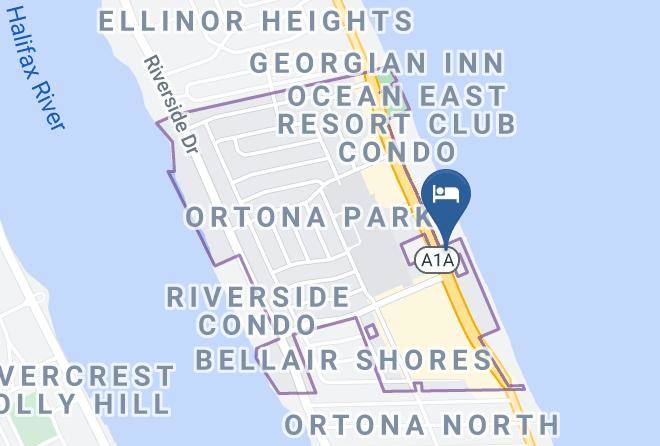 Daytona Beach Resort & Conference Center Map