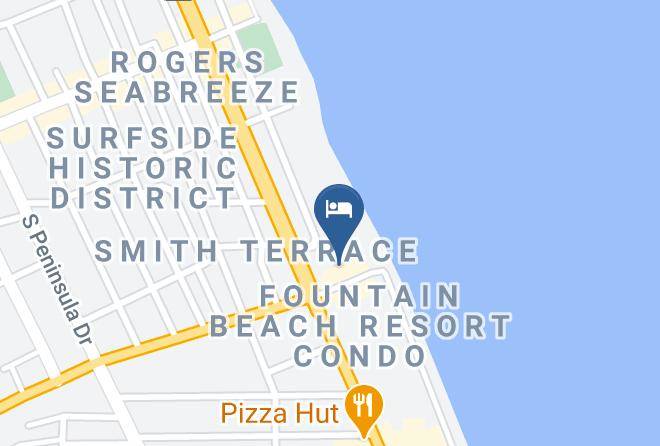 Volusia - Daytona Inn Beach Resort Maps