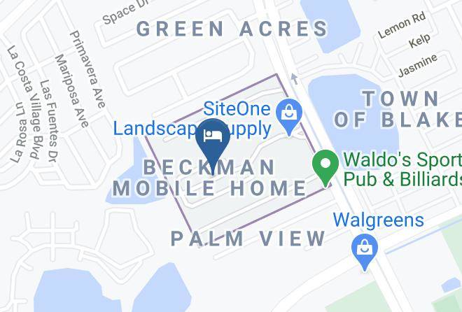 Volusia - Daytona Rv Park Maps