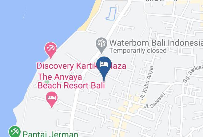 Badung Regency - Dayu Beach Hotel Maps