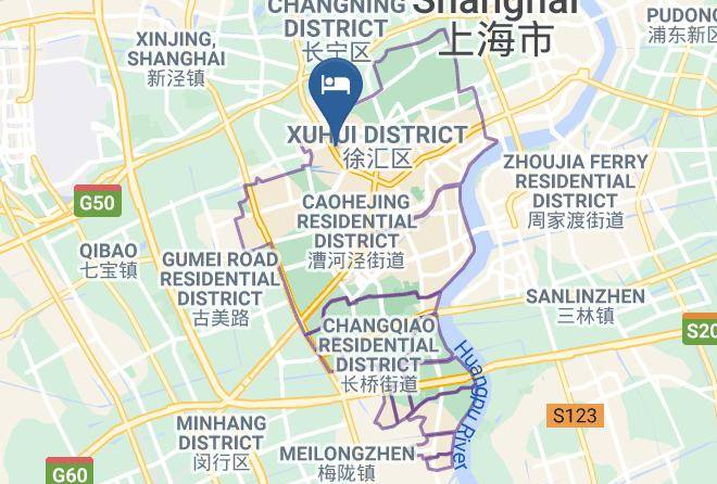 Xuhui District - Dazhong Hotel Shanghai Maps