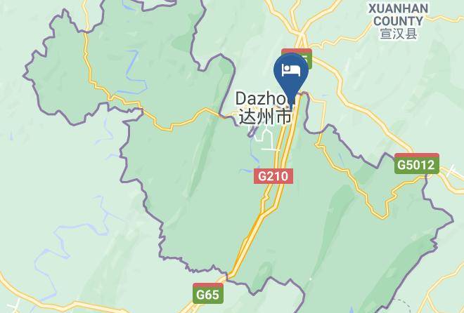 Dazhou - Dazhou Chuanhu Business Hotel Maps