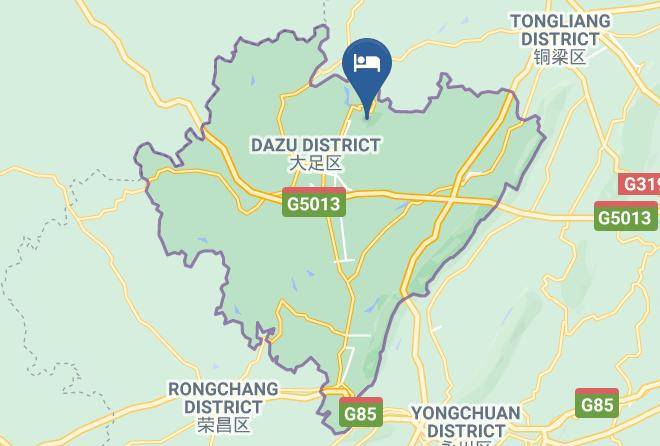 Dazu District - Dazushike Kaiyuantang Hotel Maps