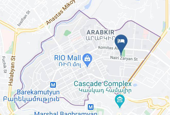 Yerevan - Ddd Hotel Maps