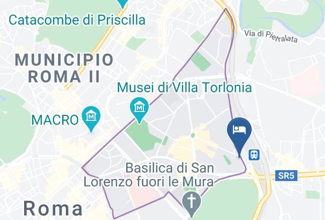 Rome - Dea Roma Tiburtina Maps