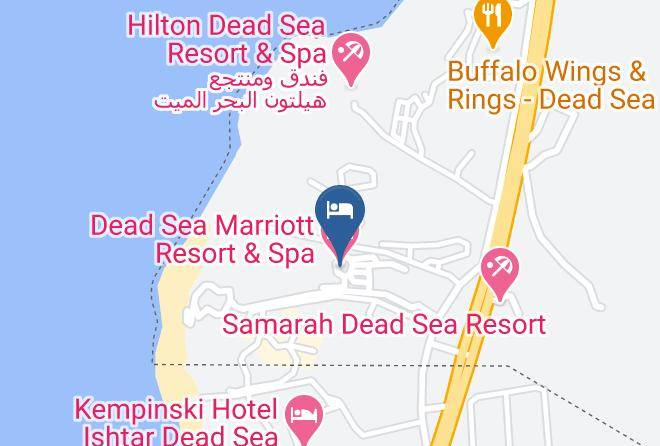 Al Shunah Janubiyah - Dead Sea Marriott Resort & Spa Maps