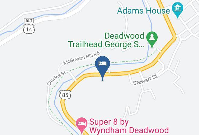 Lawrence - Deadwood Miners Hotel & Restaurant Maps