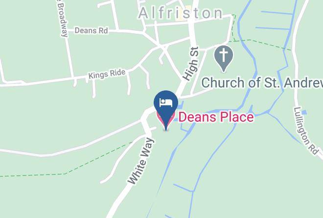 East Sussex - Deans Place Hotel Maps