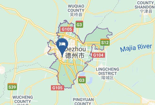 Dezhou - Deb E Hotel Texas Maps