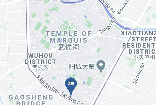 Chengdu - Debang Hotel Maps