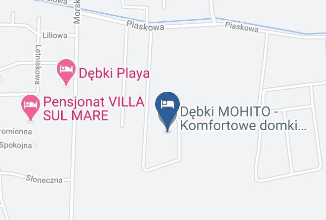 Debki Mohito Komfortowe Domki Nad Morzem Cichy Zakatek Tanie Noclegi Map