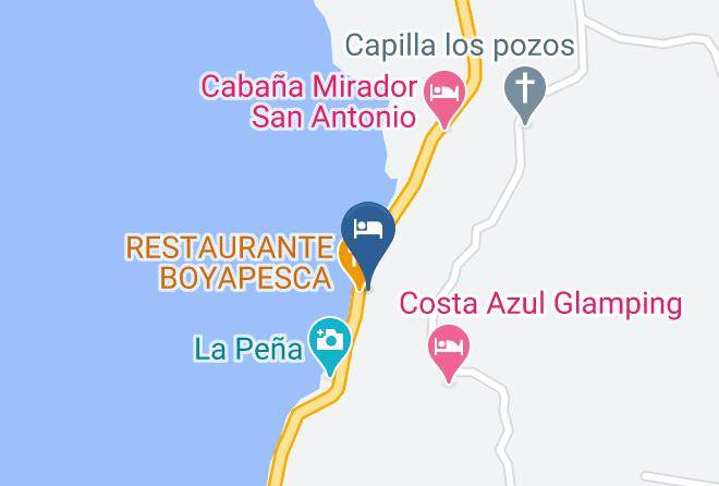 Decameron Refugio Santa Ines Afiliado Map - Boyaca - Aquitania