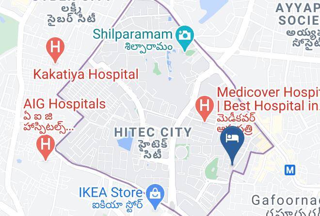 Hyderabad - Deccan Serai Hotel Hitec City Maps