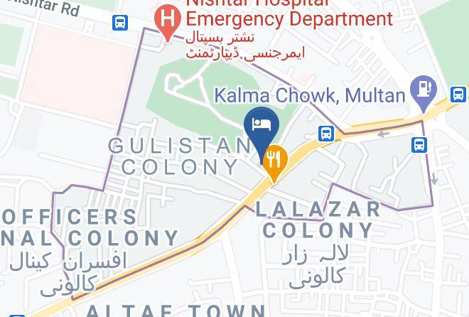 Islamabad - Decent Hotel Multan Maps
