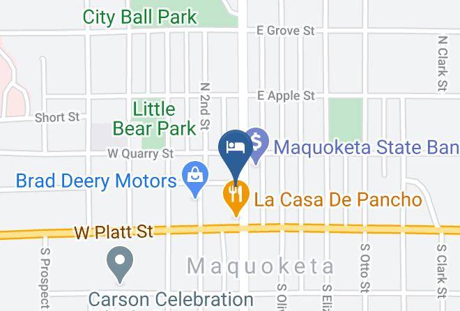 Jackson - Decker Hotel Restaurant & Bar Maps