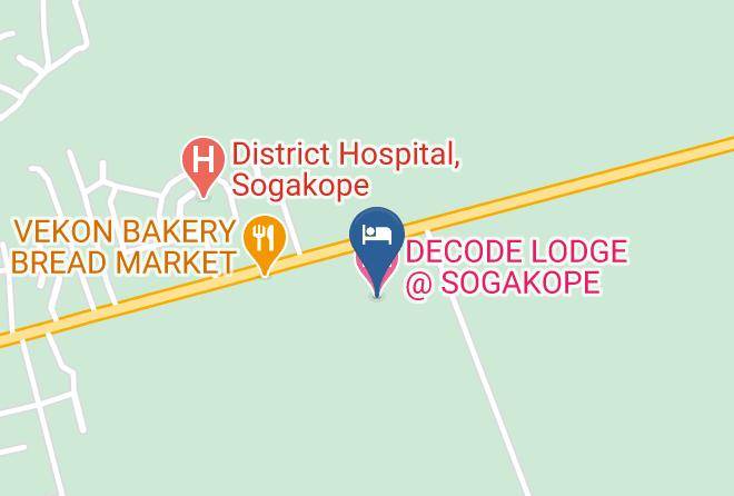 Decode Lodge Sogakope Kaart - Volta - South Tongu