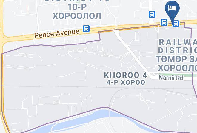 Ulaanbaatar - Decor Hotel Maps