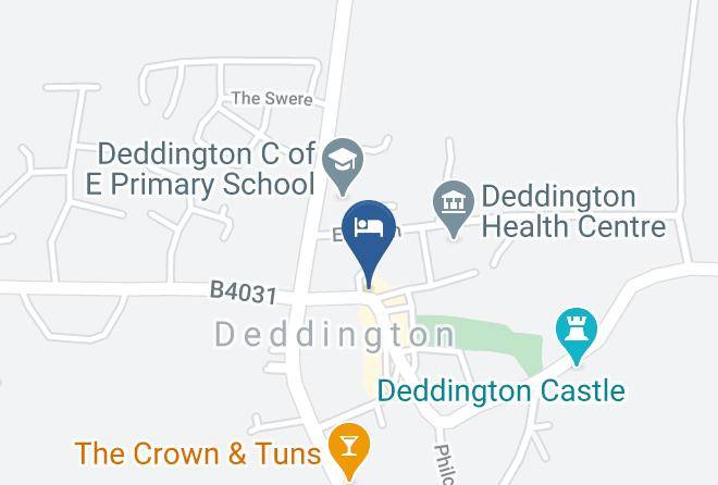 Deddington Arms Hotel Map