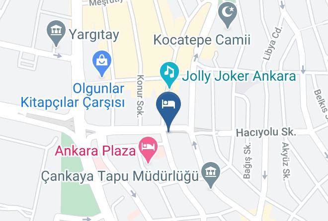 Cankaya - Latanya Hotel Ankara Maps