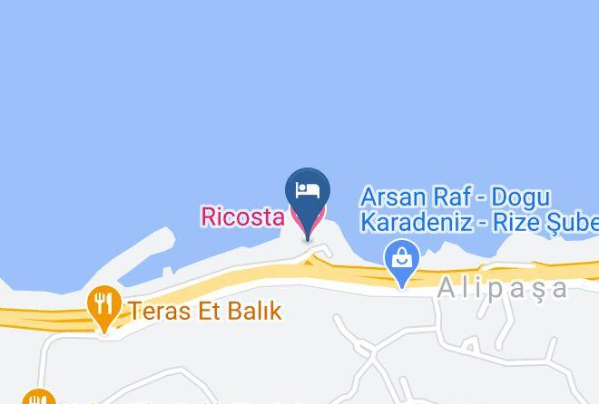 Rize - Ricosta Hotel Maps