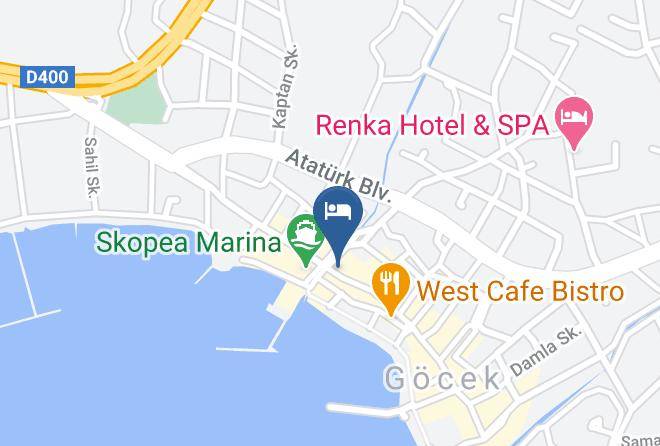 Fethiye - Dedeminn Marina Hotel Maps