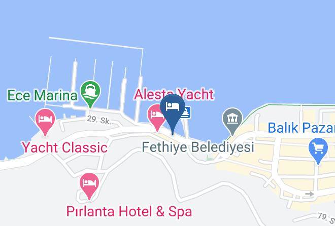 Fethiye - Dedeoglu Otel Maps